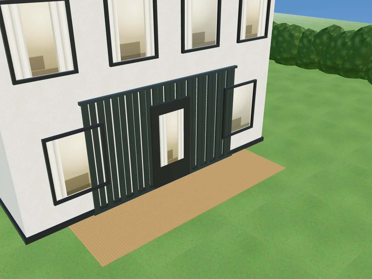 Fassadenverkleidung – Rendering aus dem Konfigurator